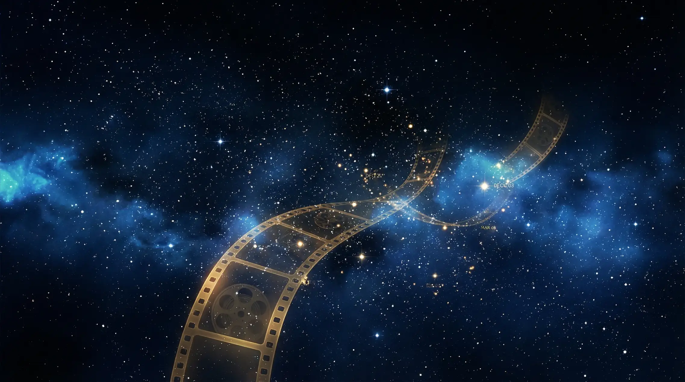 禁18 全球首映星空时间轴背景